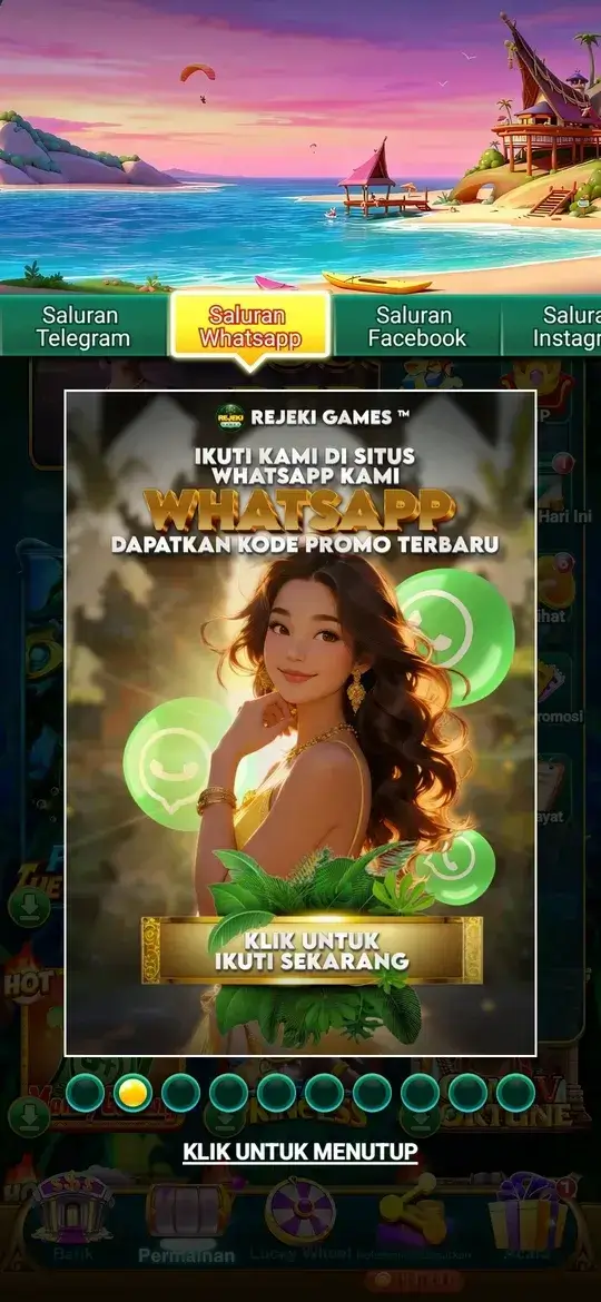 Rejeki Games - Tampilan Utama